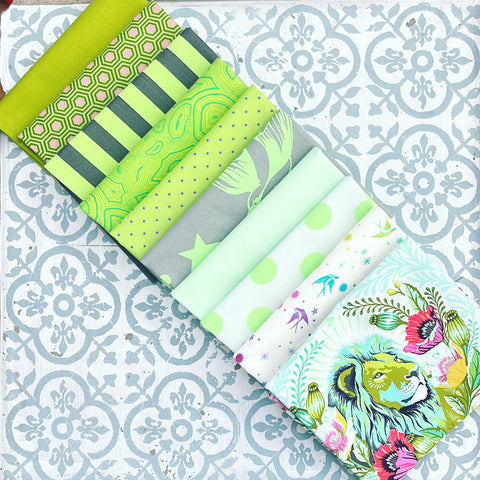 {New Arrival} Tula Pink Fat Quarter Bundle x 10 Mixed Line Karma