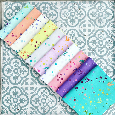 {New Arrival} Tula Pink True Colours Fairy Dust x 10 Fat Quarters