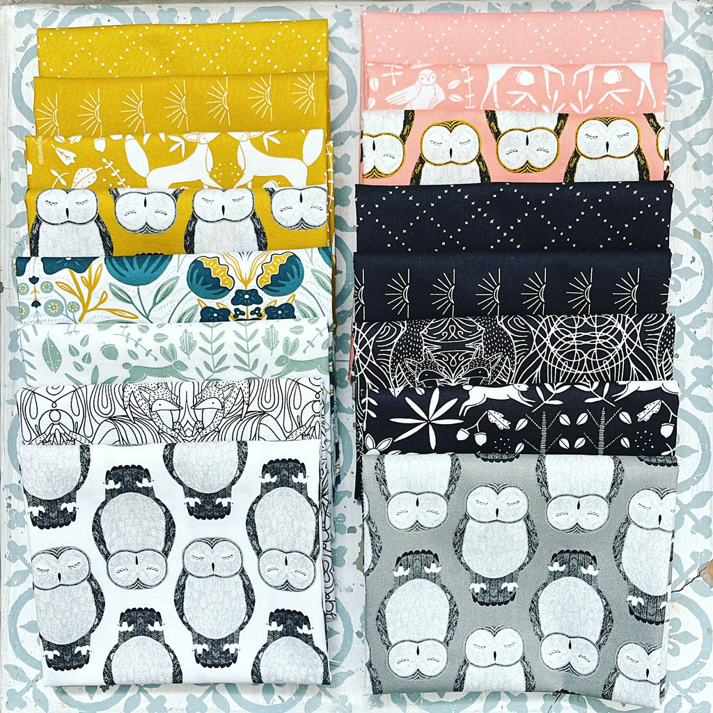 Moda Gingiber Nocturnal Fat Quarter Bundle x 16 Fat Quarters