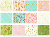 {New Arrival} Moda Fabrics Stacy Iest Hsu Here Kitty Kitty Fat Quarter Bundle x 12 Fat Quarters