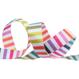 {New Arrival} Tula Pink Renaissance Ribbons Webbing 1"Tabby Road Disco Stripe