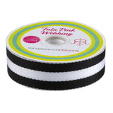 {New Arrival} Tula Pink Renaissance Ribbons Webbing 1.5" Black & White