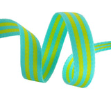 {New Arrival} Tula Pink Renaissance Ribbons Webbing 1" Lime/Turquoise