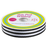 {New Arrival} Tula Pink Renaissance Ribbons Webbing 1" Black & White