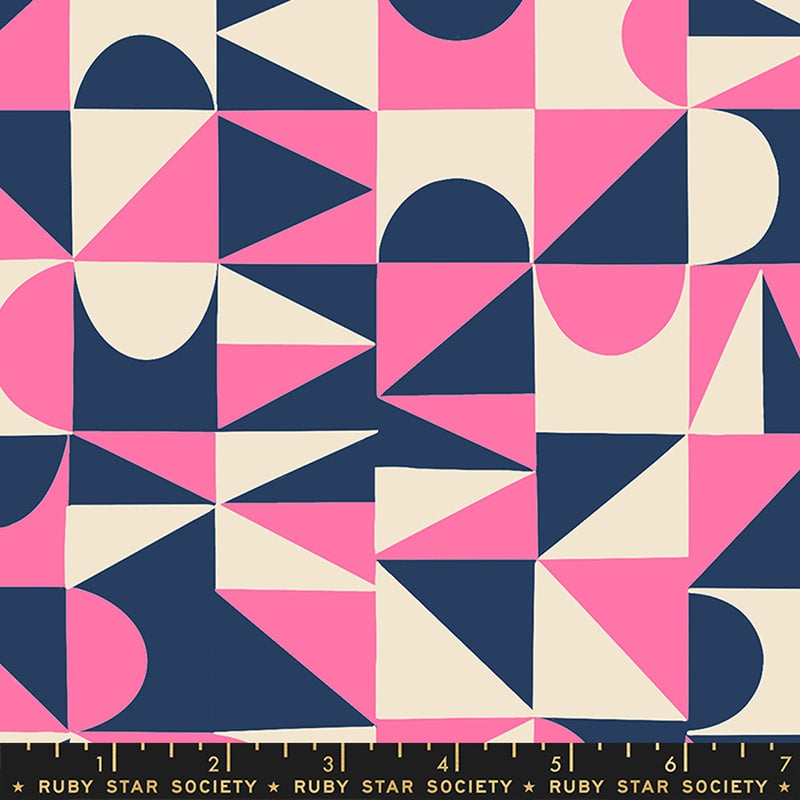 Moda Ruby Star Society Floradora Building Blocks Navy