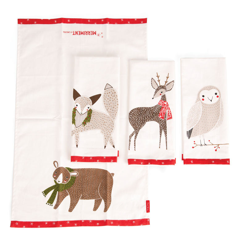 Moda Gingiber Merriment Tea Towels