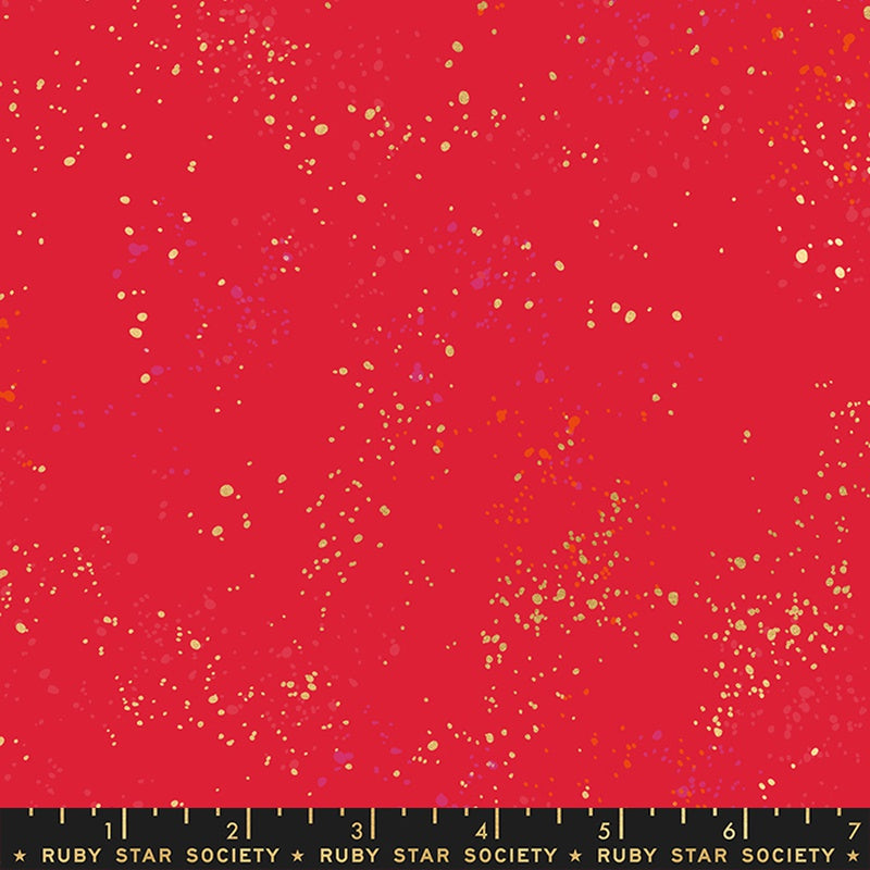 {New Arrival} Moda Ruby Star Society Speckled Scarlet Metallic