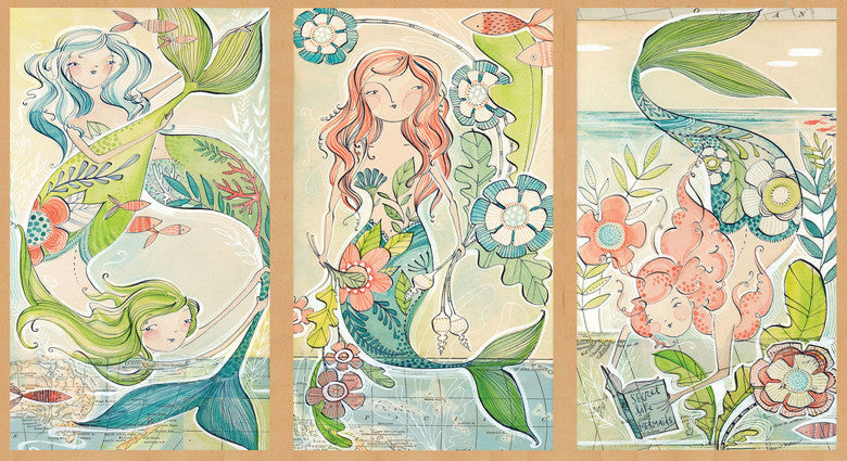 Blend Mermaid Days A Mermaid Tale Panel Design