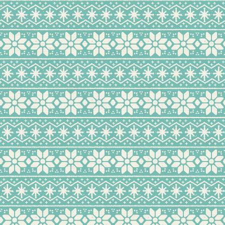 {New Arrival} Paintbrush Studio Oh What Fun Fair Isle Teal