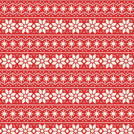 {New Arrival} Paintbrush Studio Oh What Fun Fair Isle Red
