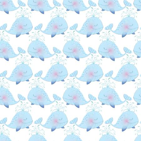 {New Arrival} 3 Wishes Itty Bitty's FLANNEL White Whale Parade