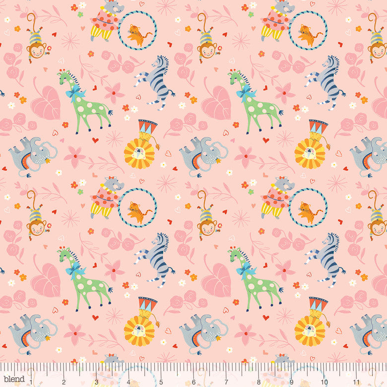 Blend Fabrics Story Time Big Top Pink