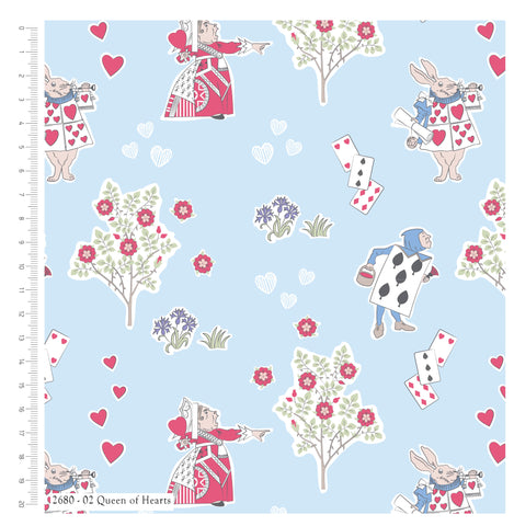 The Craft Cotton Co Alice in Wonderland Queen of Hearts