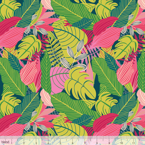 Blend Fabrics Junglemania  Jungle Pink