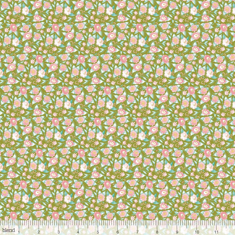 Blend Fabrics A Meadow's Tale Teagan Green