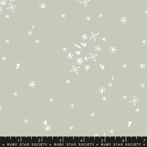 Moda Ruby Star Society First Light Tiny Flowers Floral Wool FAT QUARTER