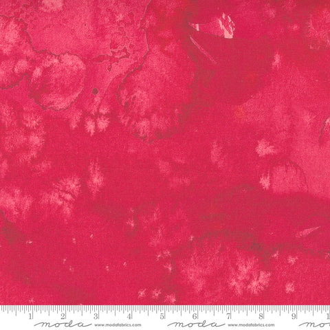 Moda Starflower Christmas Flow Watercolor Red