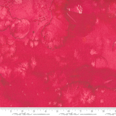 Moda Starflower Christmas Flow Watercolor Red