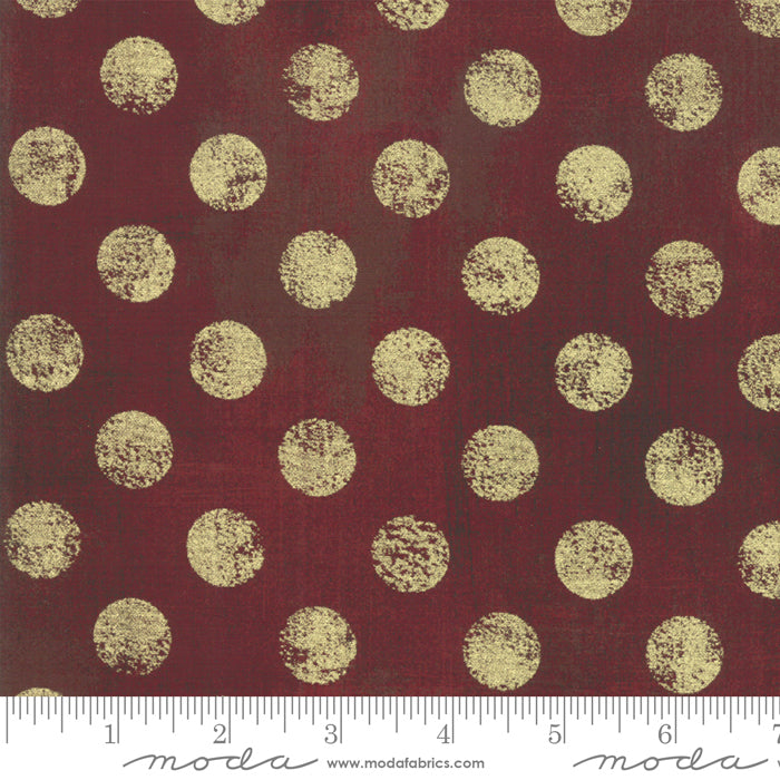 Moda Grunge Hits the Spot Metallic Burgundy