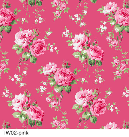 Tanya Whelan Barefoot Roses Classics Medium Floral Pink