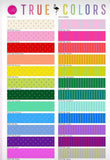 {New Arrival} Tula Pink True Colours Tiny Dots & Tiny Stripes Fat Quarter 24pcs Full bundle