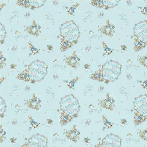 The Craft Cotton Co Peter Rabbit & Friends by Beatrix Potter Eating Lettuce