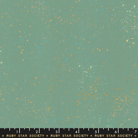 {New Arrival} Moda Ruby Star Society Speckled Metallic Soft Aqua