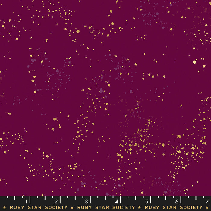 {New Arrival} Moda Ruby Star Society Speckled Metallic Purple Velvet