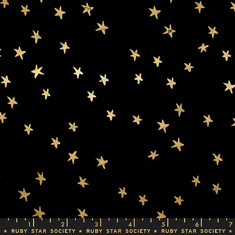 {New Arrival} Moda Ruby Star Society Starry Black Gold Metallic