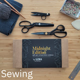 {New Arrival} LDH Scissors Midnight Matte Black Fabric Shears GIFT SET 8"