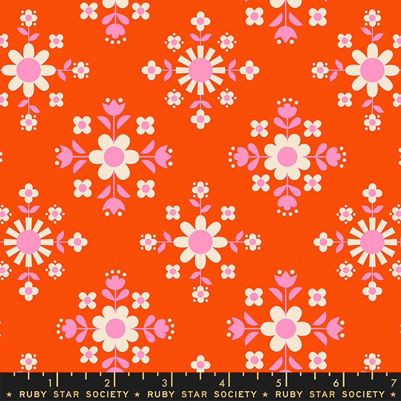 Moda Ruby Star Society Darlings 2 Florametry Warm Red