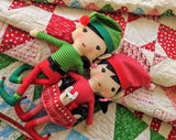 Moda Stacey Iest The North Pole Doll Panel Multi