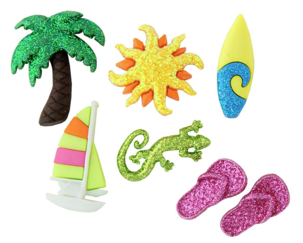 Dress it up Buttons Tropicana Set 2