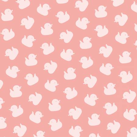 Studio E Ducky Tales Pink Monotone Ducks