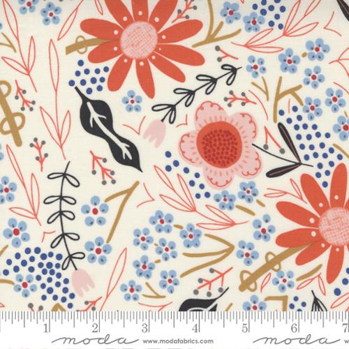 Moda Gingiber Birdsong July Floral Cloud
