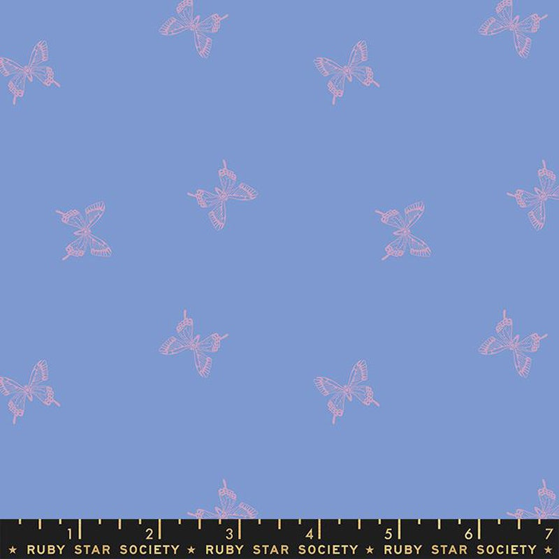 {New Arrival} Moda Ruby Star Society Backyard Tiny Butterflies Dusk