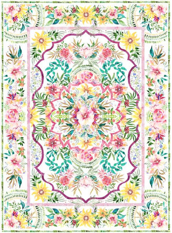 {New Arrival} Moda Create Joy Project Eufloria Packaged Panel Rainbow