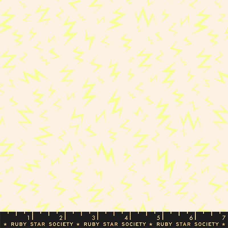 {New Arrival} Moda Ruby Star Society Tiny Frights Lightning Neon Yellow