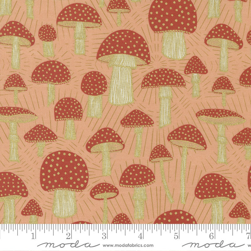 Moda Gingiber Meadowmere Toadstool Magic Blossom Metallic