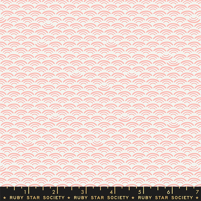 Moda Ruby Star Society Koi Pond Smile & Wave Peach Fizz FAT QUARTER