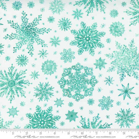 Moda Starflower Christmas Snowflakes White