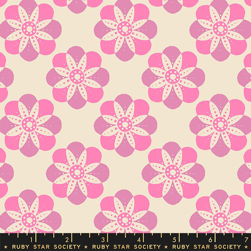 Moda Ruby Star Society Floradora Cherry Blossom Lupine