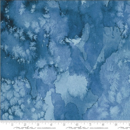 Moda Moody Bloom Flow Digital Indigo
