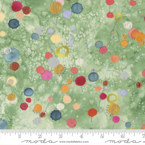 Moda Create Joy Project Chickadee Dot Splatter Sage