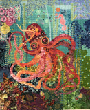 Laura Heine Octopus Garden Collage Pattern
