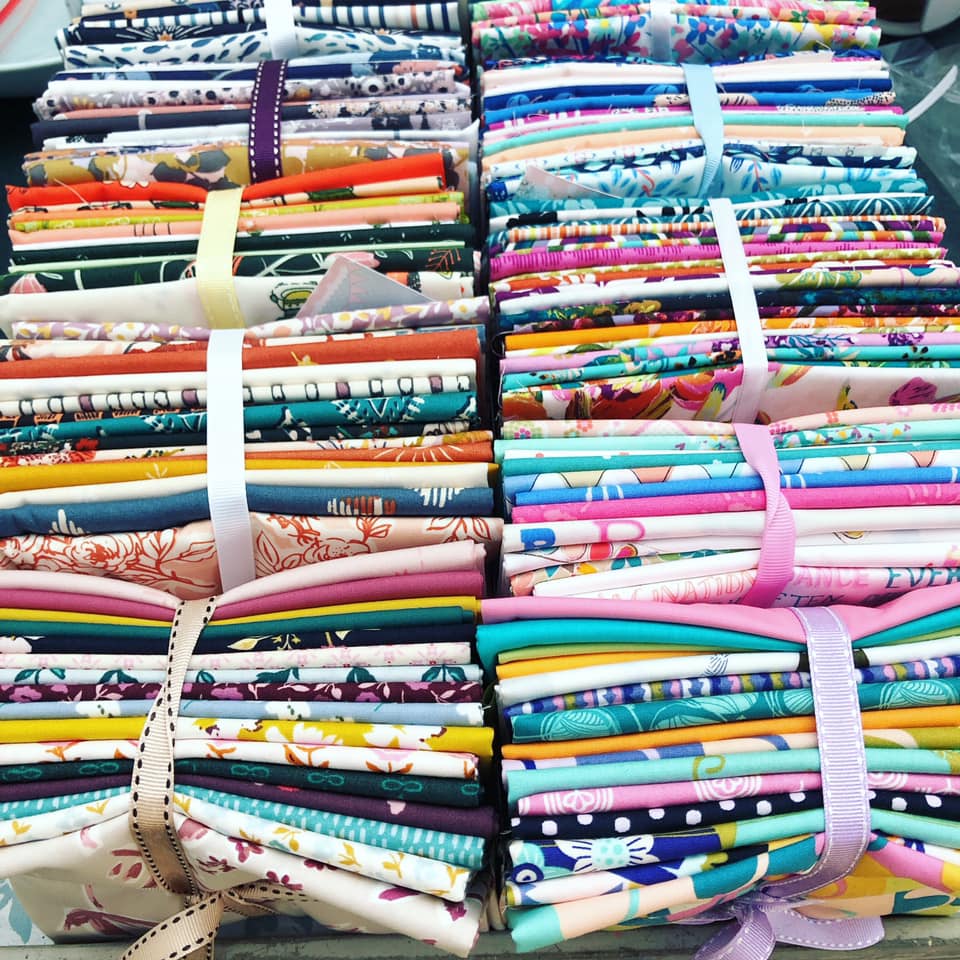 Remnant Packs 500G LOT Art Gallery Fabrics Christmas Prints Assorted