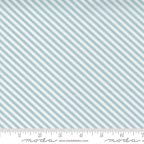 Moda Make Time Bias Stripe Bluebell