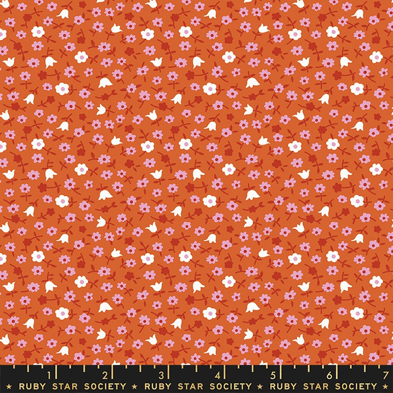Moda Ruby Star Society Lil Catalog Calico Pecan
