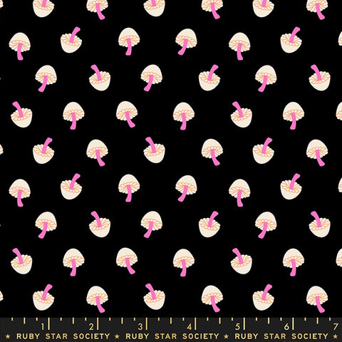 {New Arrival} Moda Ruby Star Society Tiny Frights Tiny Mushroom Black