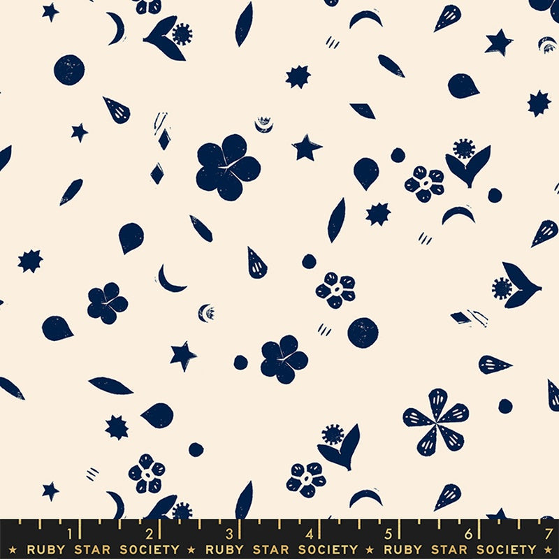 Moda Ruby Star Society Moonglow Garden Sketches Natural
